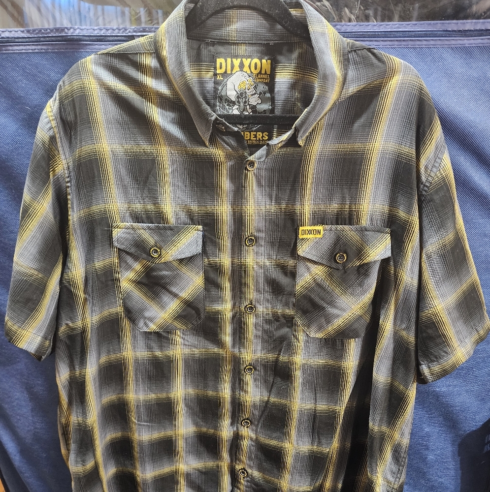 NWOT Dixxon Flannel Company Chambers Short Sleeve Button Up Shirt